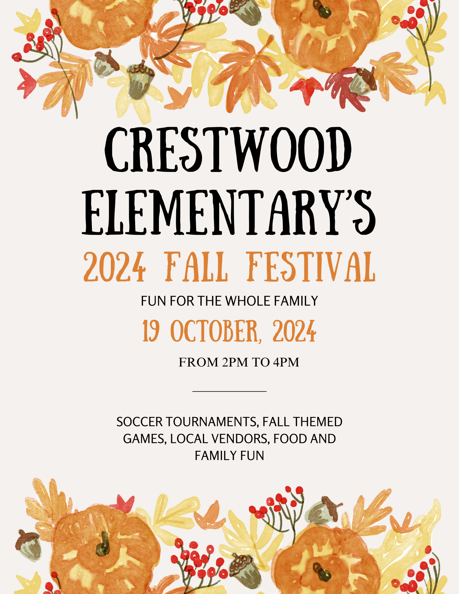 Fall Festival Flyer