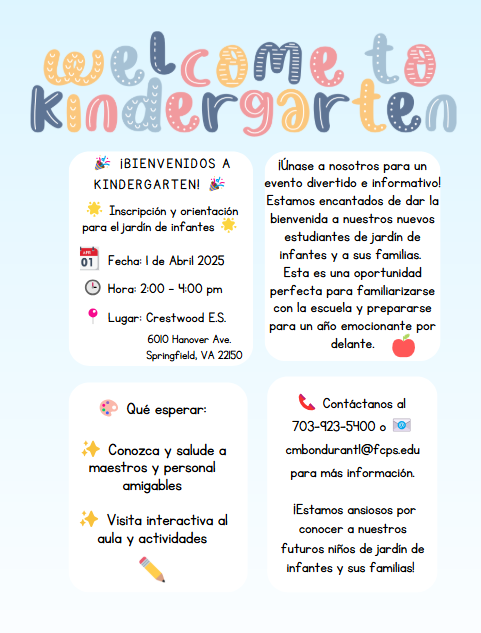 Orientation Flyer (Spanish)