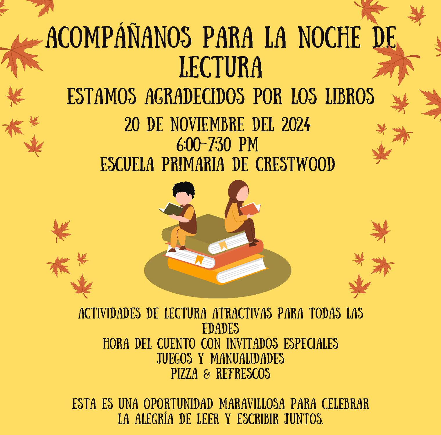 Literacy Night Flyer (Spanish)